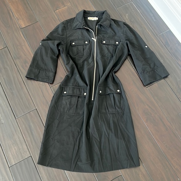 Micheal Kors black button down dress - Picture 3 of 3